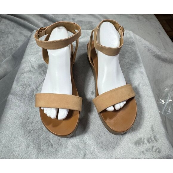 Coconuts by Matisse Sandals Women's Size 10M Tan Ankle Strap - Picture 9 of 16